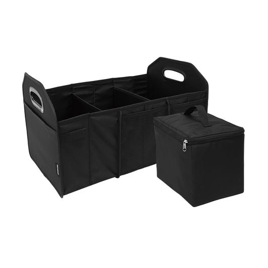 Faltbarer Kofferraum‑Organizer mit Deckel & Kühltasche (Norauto)