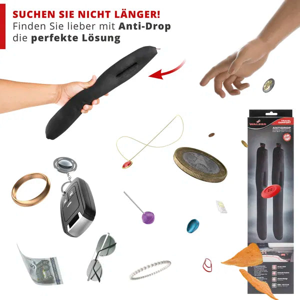 Autositz Lückenfüller AntiDrop 2er‑Set – Sitzlückenfüller fürs Auto