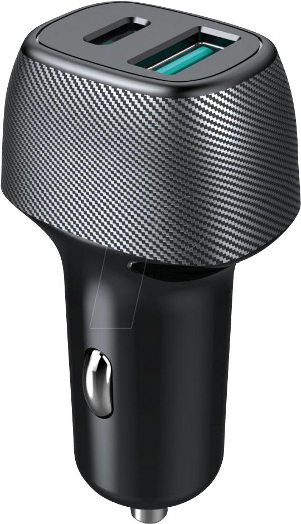 KFZ USB‑C Autoladegerät 36W Power Delivery + USB‑A Schnellladeadapter
