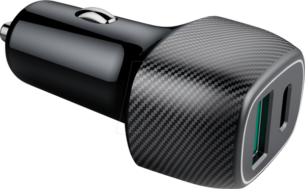 KFZ USB‑C Autoladegerät 36W Power Delivery + USB‑A Schnellladeadapter