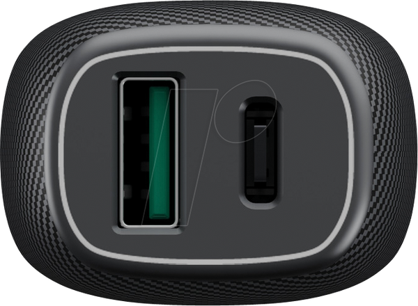 KFZ USB‑C Autoladegerät 36W Power Delivery + USB‑A Schnellladeadapter